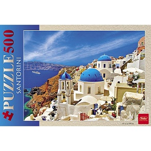 Пазл 500 элементов размер 46 х 34 см – Санторини (Hatber, 500ПЗ2-12787)